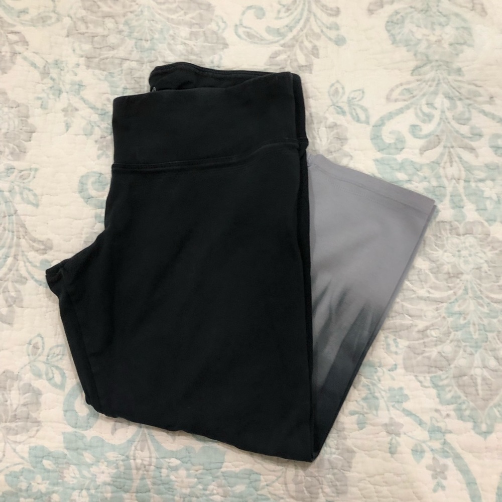 Calvin Klein Black/Gray Tie-Dye Leggings